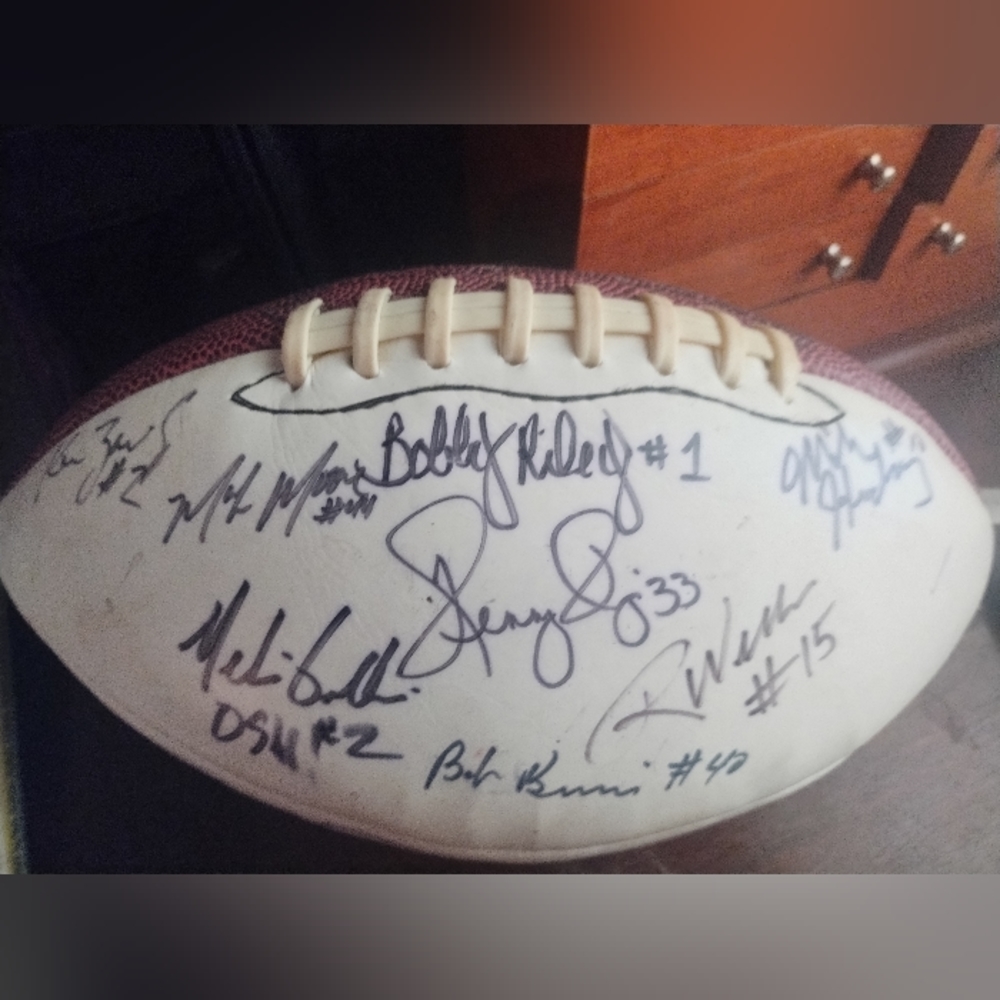 Autographed Football! - Picture 3 of 5